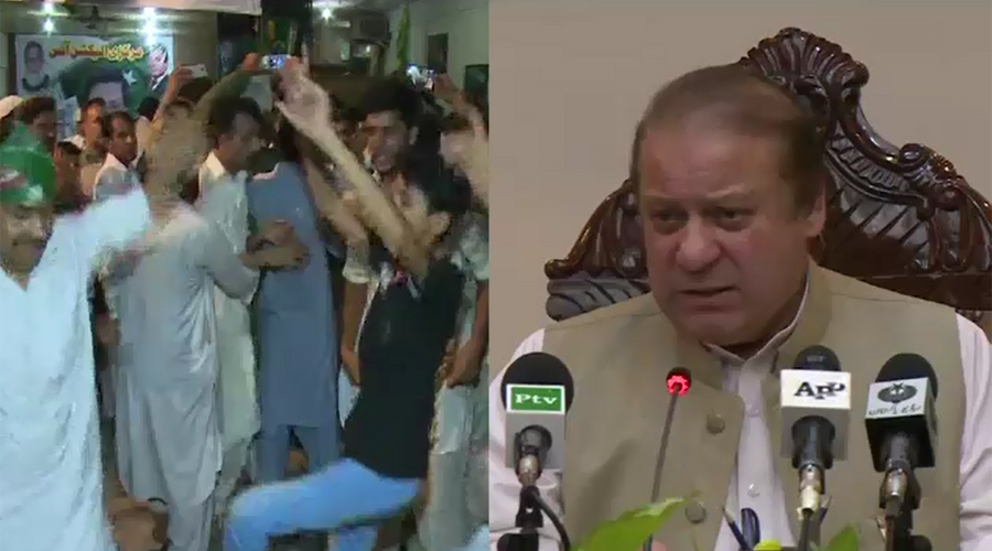 Peaceful elections in AJK is victory of democratic forces: Nawaz Sharif