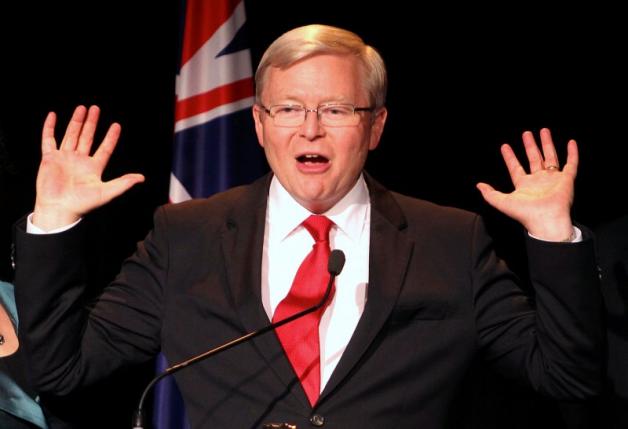Australia's former PM Rudd throws hat in ring for top UN job