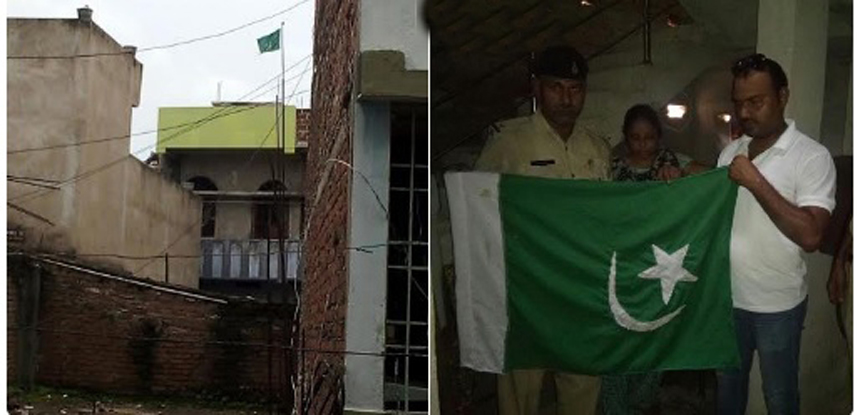 Pakistani flag hoisted at a home in India’s Bihar