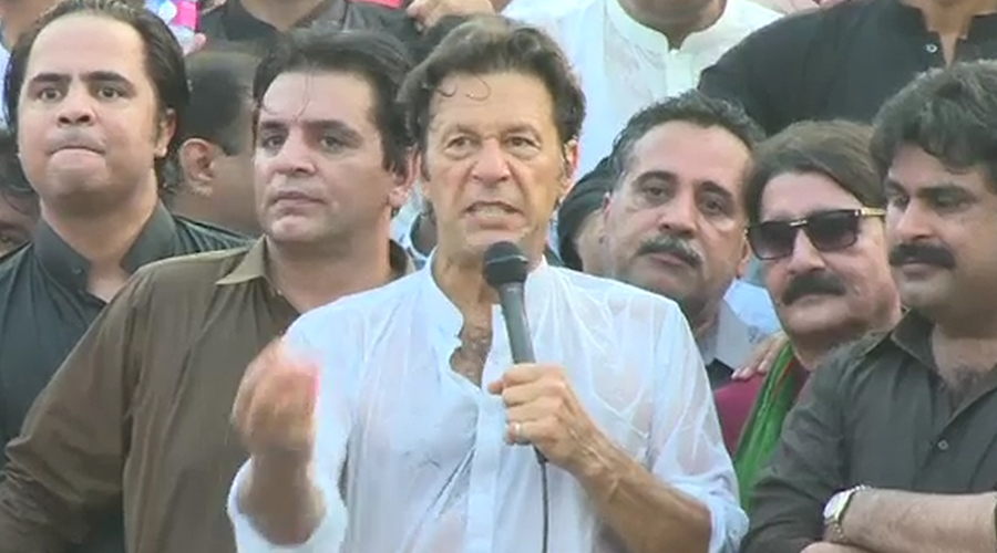 Rulers sending looted money abroad, says Imran Khan