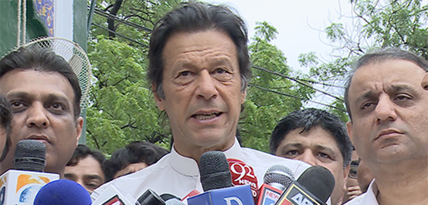 Those celebrating Eid abroad are not sincere with nation: Imran Khan