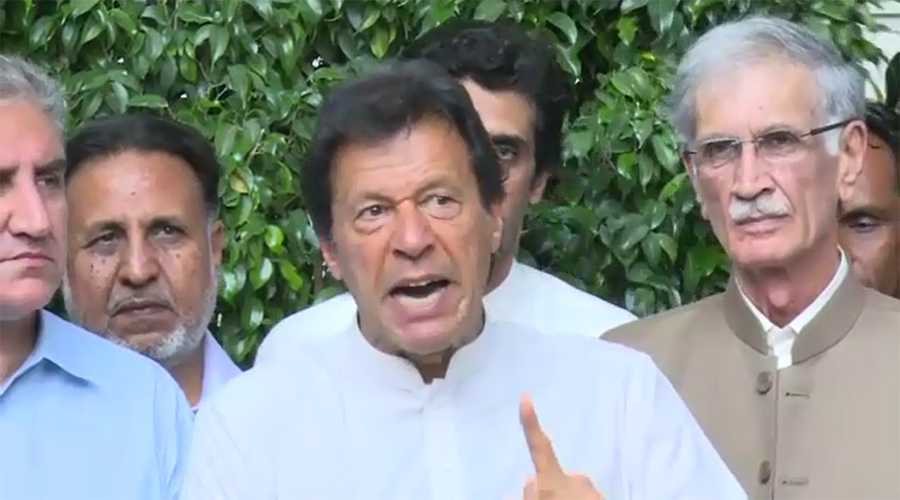 Imran Khan announces countrywide movement from August 7