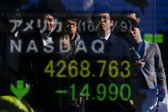 Investors dump Asian stocks as risk aversion grows; yen up