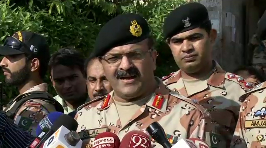 Aug 22 arson attack was planned, says DG Rangers Sindh