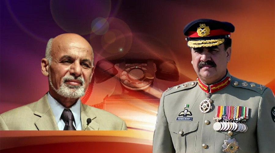 COAS General Raheel Sharif contacts Afghan President Ashraf Ghani