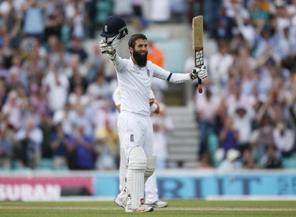 Moeen's third Test century leads England revival