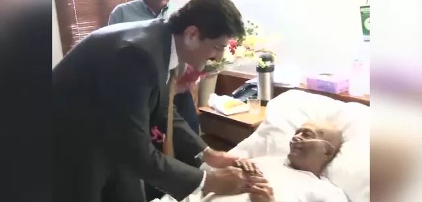 Murad Ali Shah enquires about the health of legendry cricketer Hanif Mohammad