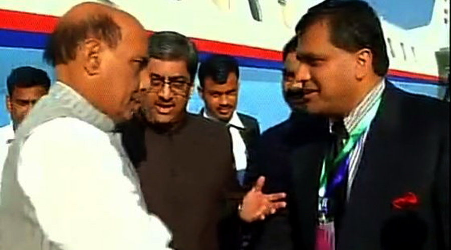 Indian Home Minister Rajnath Singh reaches Islamabad
