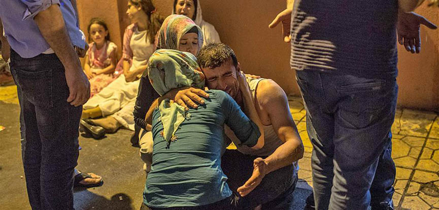 Bombing at wedding party in southern Turkey kills at least 50