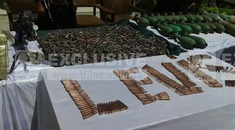 Huge weapons cache recovered in Noshki