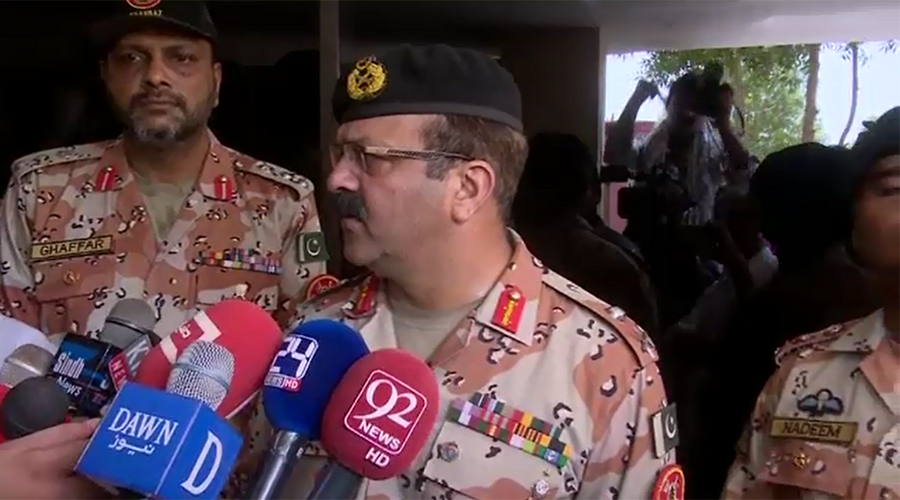 We conducted indiscriminate operation for peace in Karachi: DG Rangers Sindh