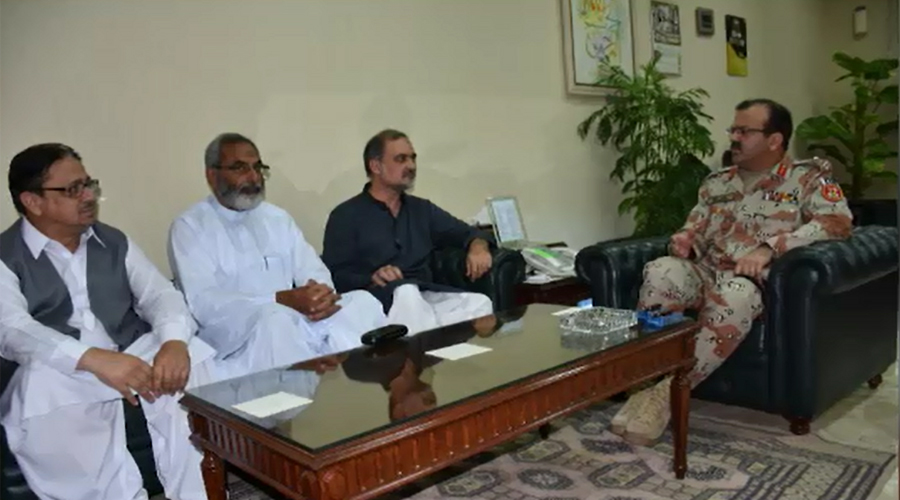 JI delegation assures DG Rangers Sindh of cooperation for law & order