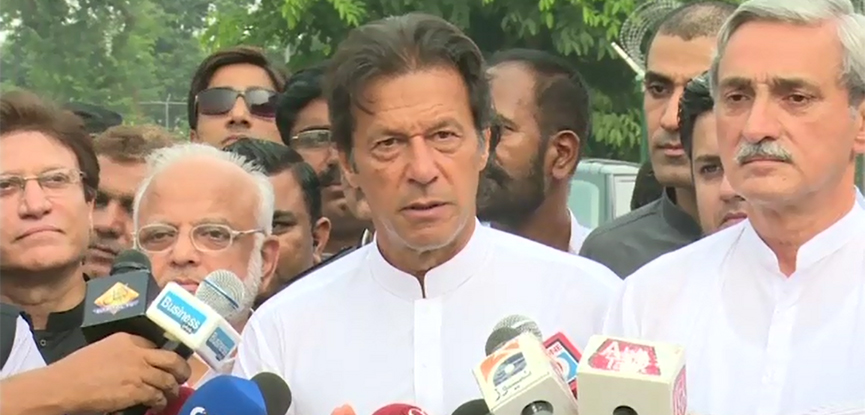 Holding peaceful protest is everyone’s constitutional right: Imran Khan