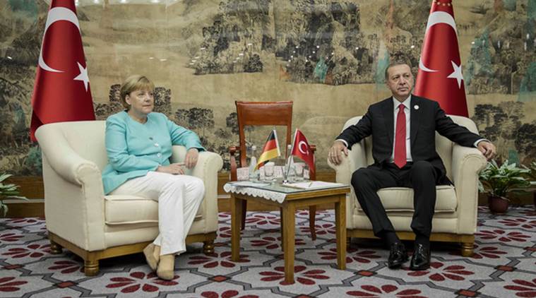 Germany's Merkel has 'constructive' bilateral meeting with Erdogan