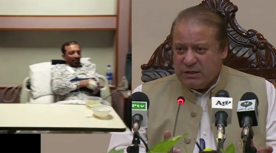 Prime Minister Nawaz Sharif phones injured Dr Farooq Sattar