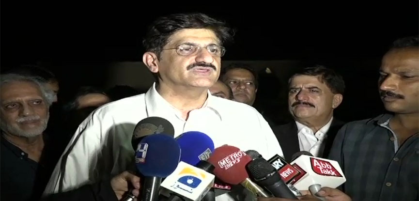 CM Sindh visits different parts of Karachi, inspects historic buildings