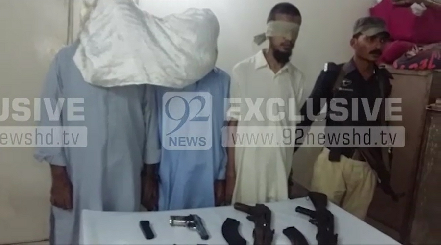 Three commanders of banned outfit held in Karachi