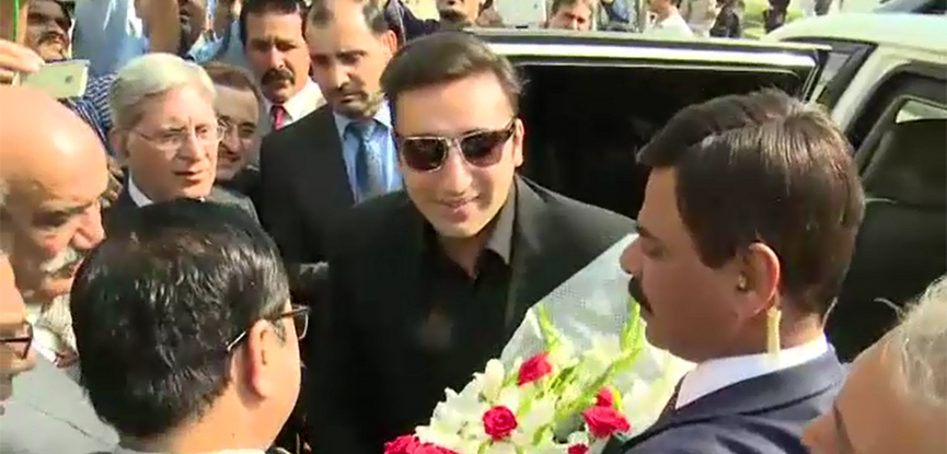 Bilawal Bhutto attends joint session of parliament