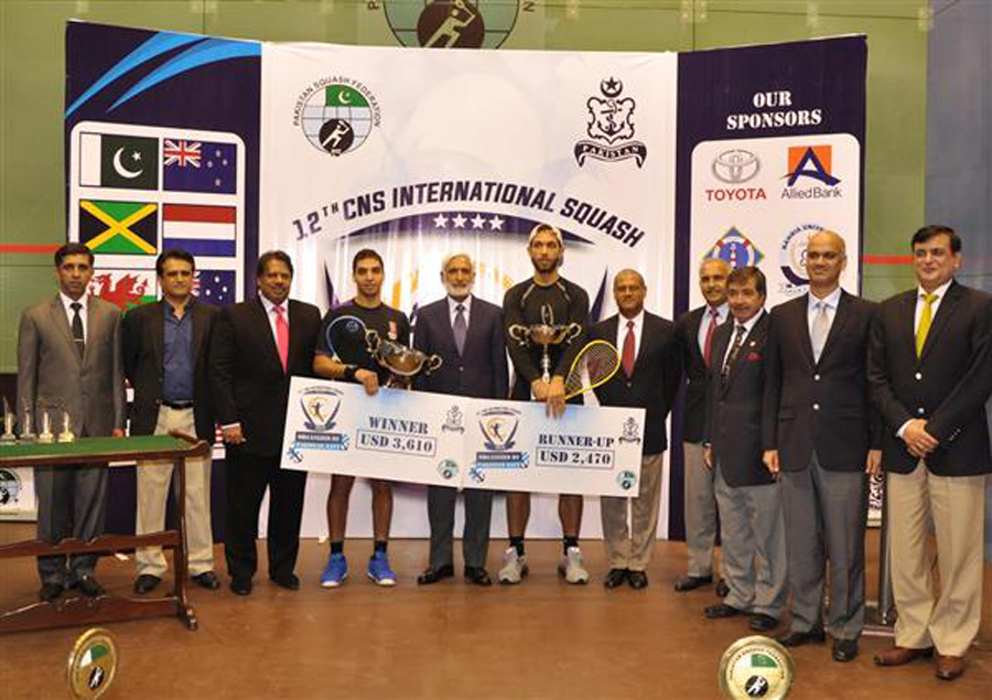Egyptian Zahed Mohamed wins CNS International Squash Championship title