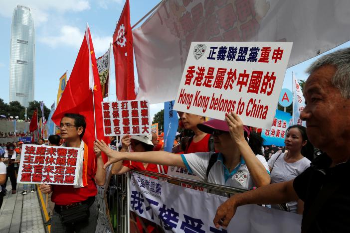 Hong Kong independence activists fight ban to enter legislative chamber