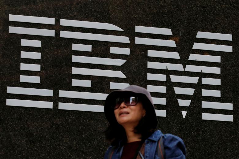 IBM third-quarter revenue falls, but tops forecasts on cloud, analytics growth