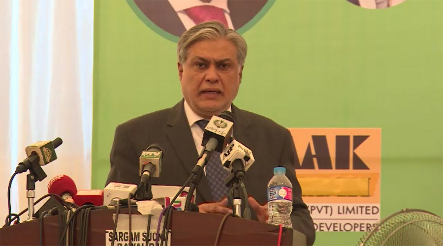 Federal Finance Minister Ishaq Dar lambasts people staging sit-in