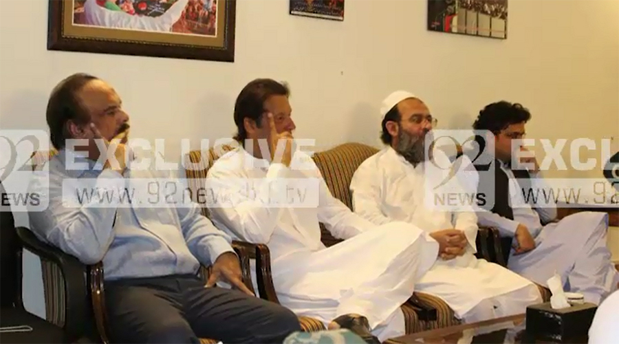 Ulema delegation calls on Imran Khan at Bani Gala