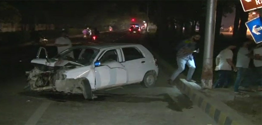 Road accident kills four in Lahore