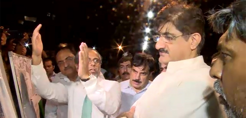 Sindh CM visits Karachi’s different areas