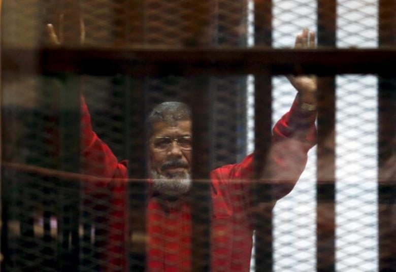 Egyptian court confirms 20-year prison sentence on Mursi