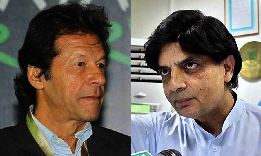 Nov 2 protest: Ch Nisar, Imran Khan exchange text messages