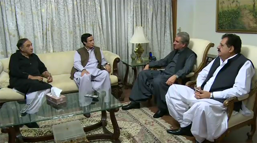 Nov 2 sit-in: PTI delegation calls on PML-Q leaders in Islamabad