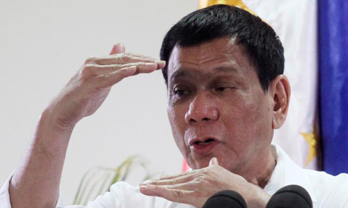 Philippines' Duterte says God warned him off swearing