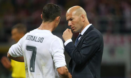 Ronaldo angry about lack of goals, says Zidane