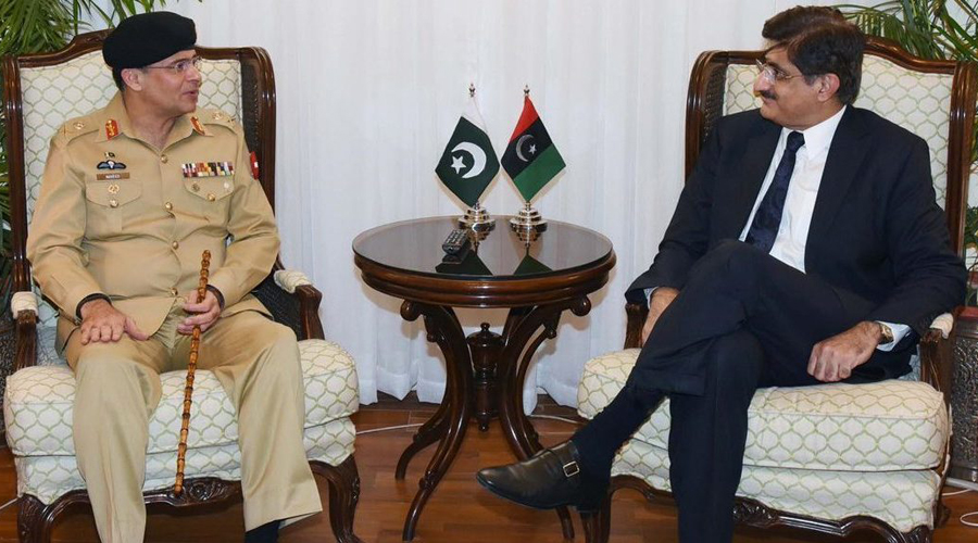 Corps Commander Karachi calls on Sindh CM