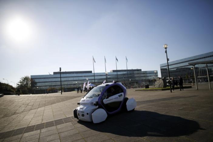 Driverless car tested on UK streets for the first time