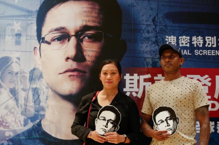 Edward Snowden film premieres in Hong Kong