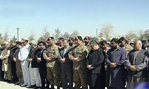 Funeral prayers of Quetta martyrs offered