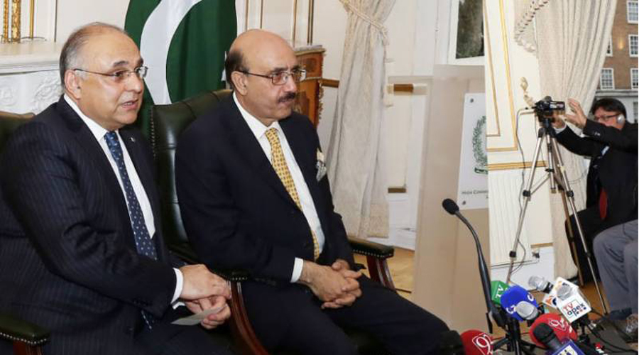 AJK president urges British PM to raise Kashmir issue in her Delhi visit