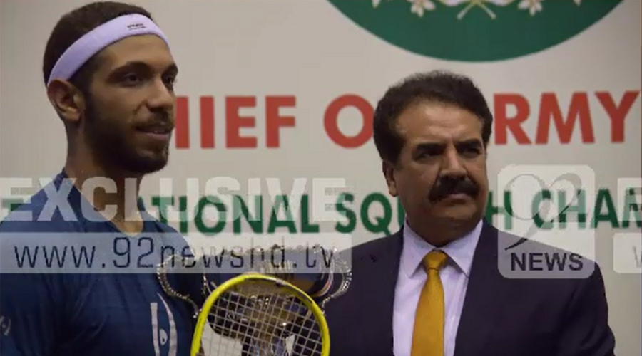 Egyptian player wins COAS Int’l Squash Championship