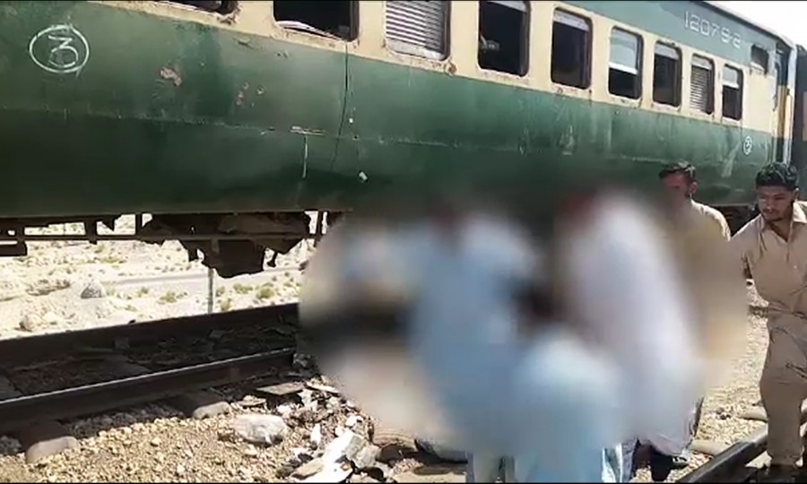 Seven dead, 13 injured in twin blasts at railway track in Bolan