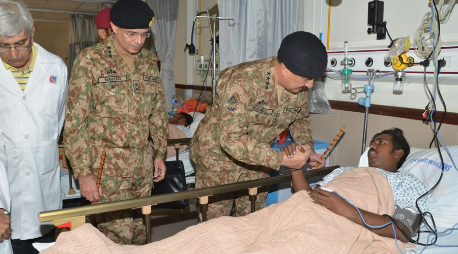 COAS inquires after health of victims of Shrine blast