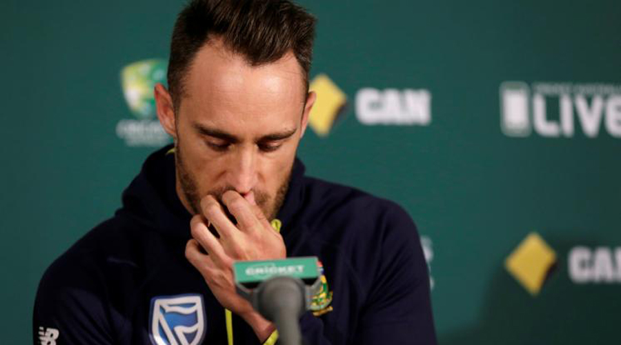 Du Plessis denies cheating, says made 'scapegoat'