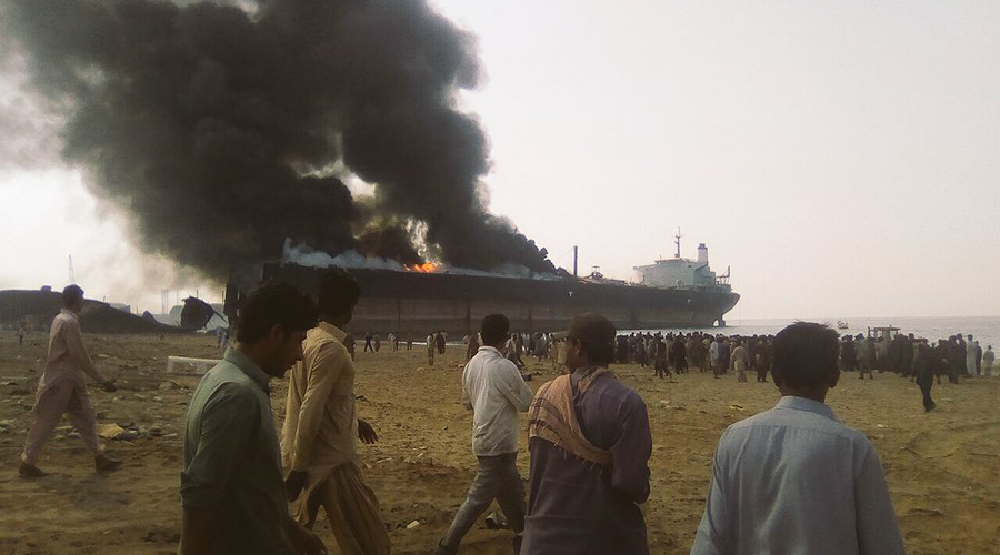 Explosion at Gadani ship-breaking yard kills at least 10