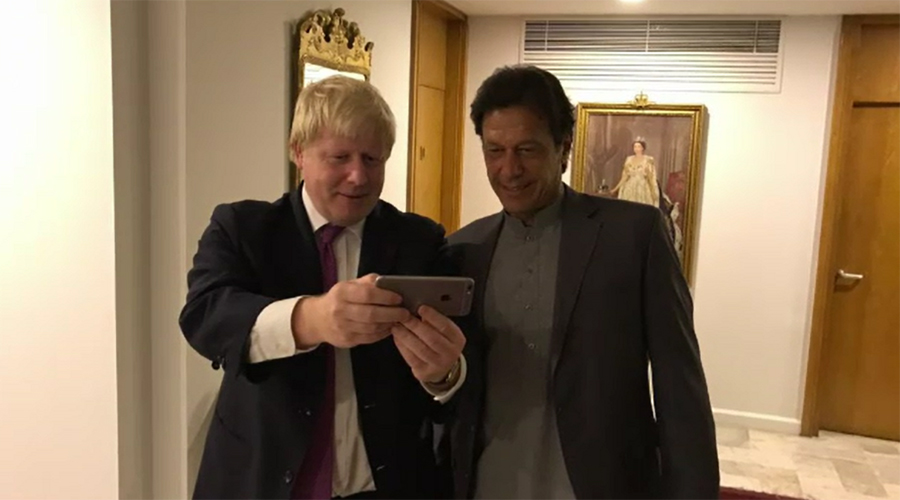 Imran Khan calls on British Foreign Secretary Boris Johnson