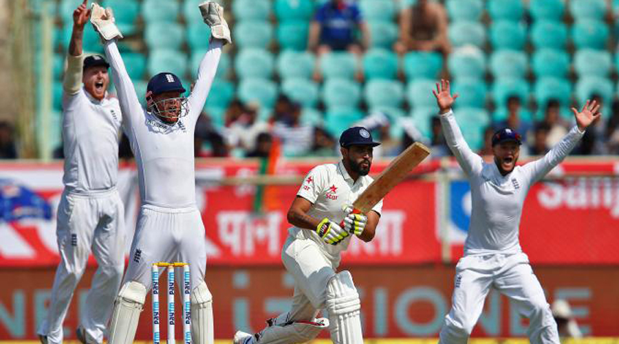 India all out for 455 in first innings