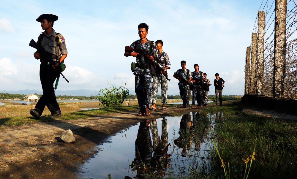 Clashes in Myanmar's Rakhine raise weekend death toll to about 30