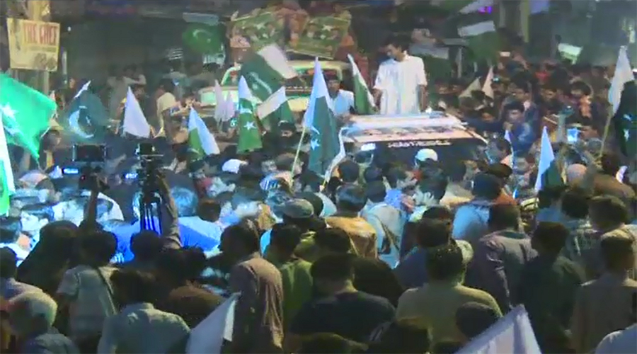 PSP’s Anees Qaimkhani Welcome Rally reaches Hyderabad