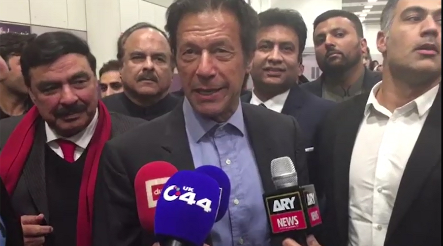 No conspiracy being made in London: Imran Khan