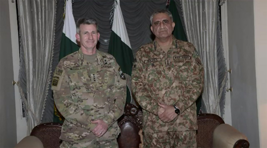 Afghanistan Support Mission Commander General Nicholson calls on COAS
